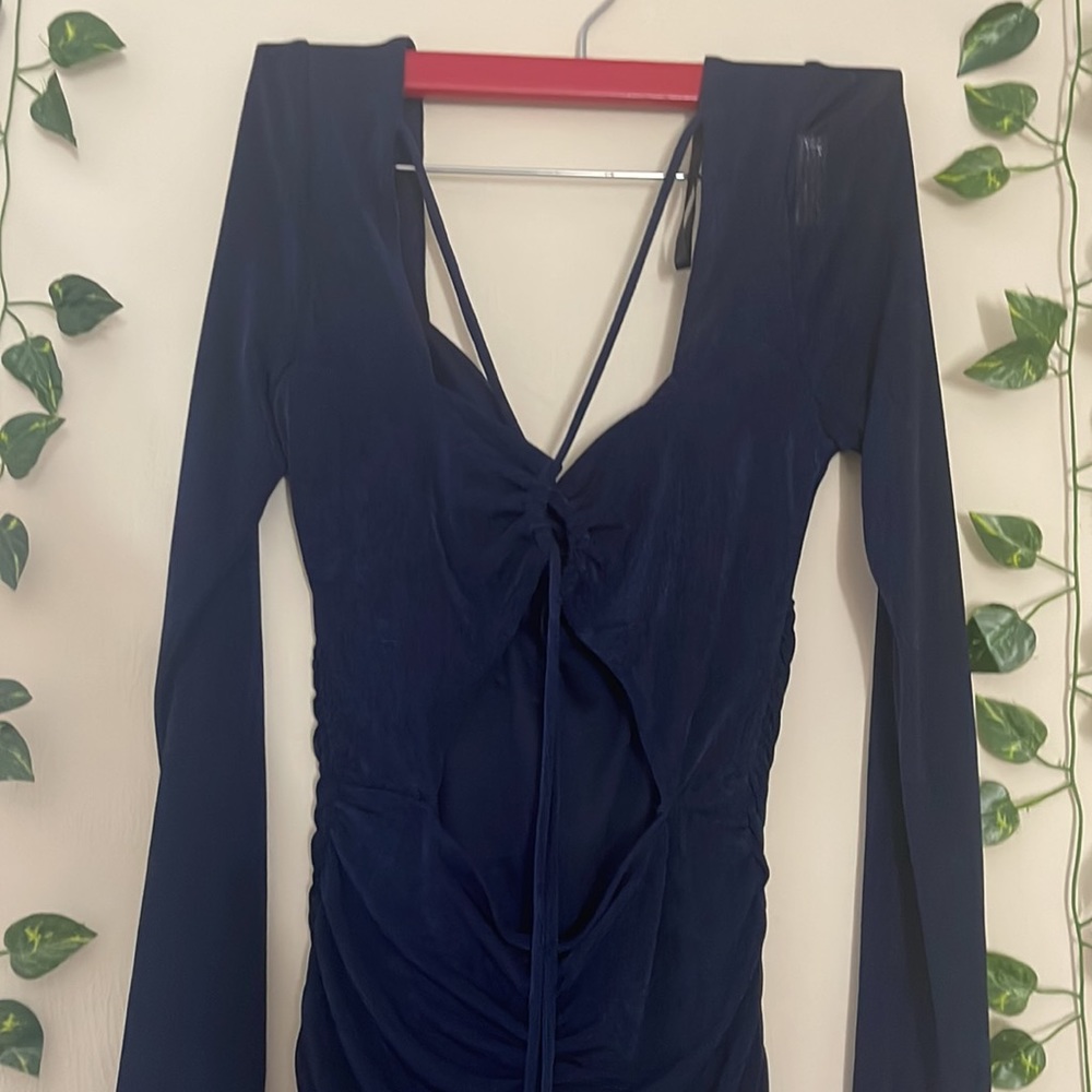 -long sleeve dress- - Picture 5 of 6